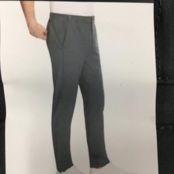 Marc New York Men’s Commuter Pant Gray 4 way Stretch Slim Hidden Pocket 30 x 32 - Picture 1 of 6